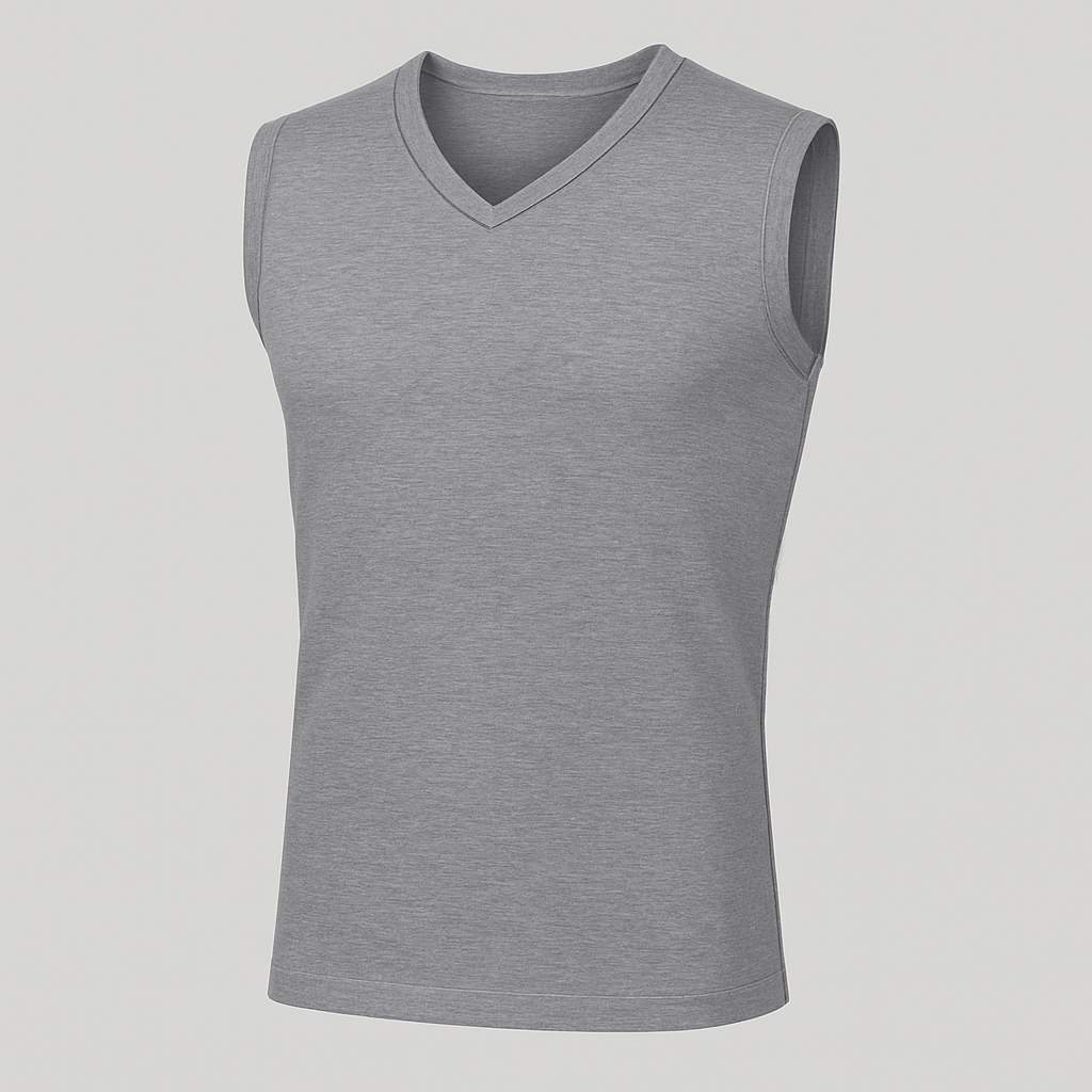 فانلة كت قطن استريتش رجالي رقبه (V)