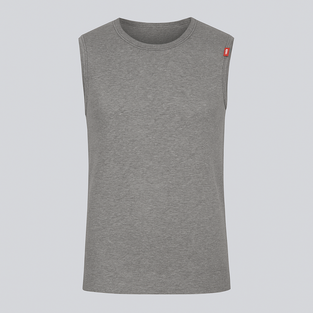 (O) فانلة كت قطن استريتش رجالي رقبه